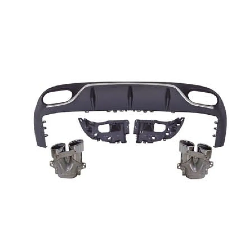 

Suitable for Mercedes-benz E-Class C238 E53 Coupe diffuser silver E53 AMG Coupe rear lip