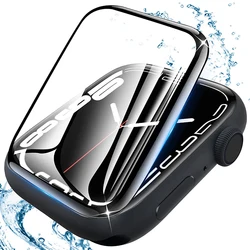 Película Protetora para Apple Watch, Ultra 49mm, iWatch Series 8, 7, 6, 5, 4, SE, 45mm, 40mm, 41mm, 3D Curved Screen Protector, 44 milímetros