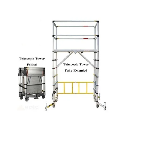 Retractable Scaffold Stair Telescopic Scaffolding Tower Ladder With Agility Ladder Set