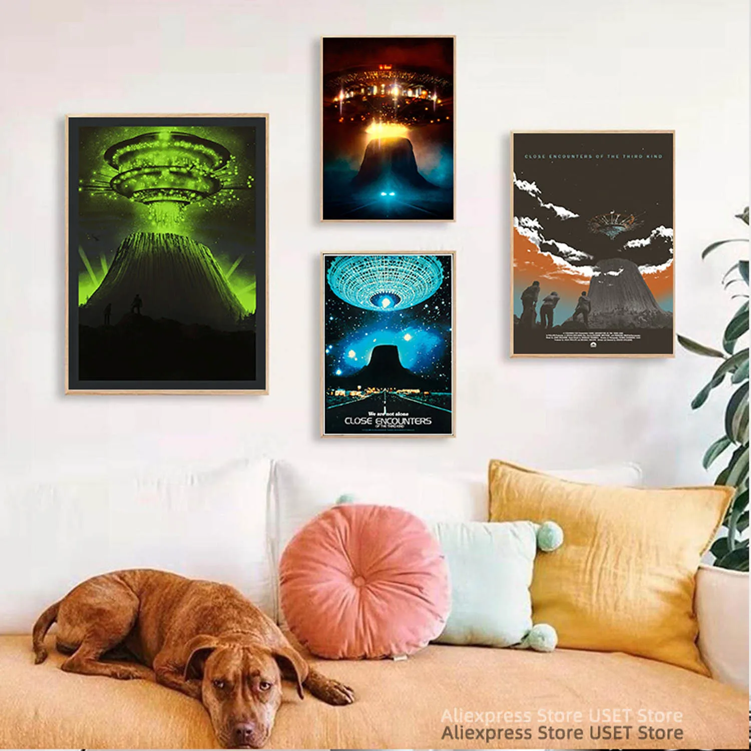 Close Encounters of the Third Kind 1977 Movie ,Movie Tv Play Serial Canvas Posters and Prints Canvases Painting Home Decoration