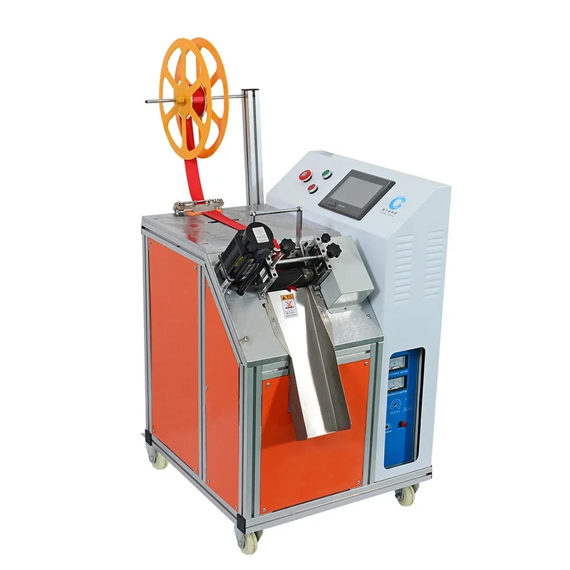 Automatic Ultrasonic Label Cutting Machine For Gift Tail Satin Thread Bow Tie Angle Cutting