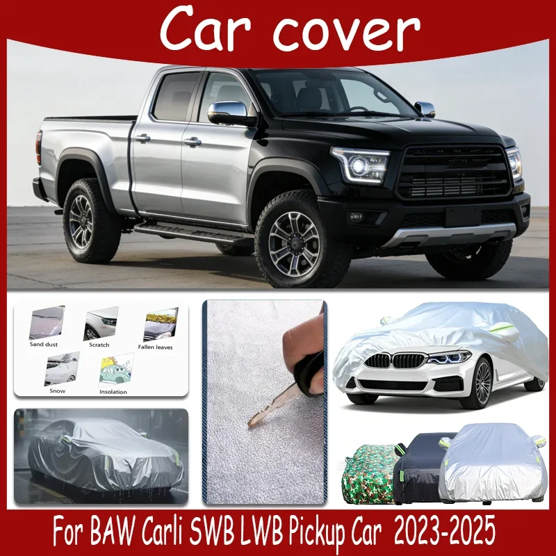 

Car Protective Cover Special UV Protective Cover for BAW Carli SWB LWB Pickup Truck Accessories 2023-2025
