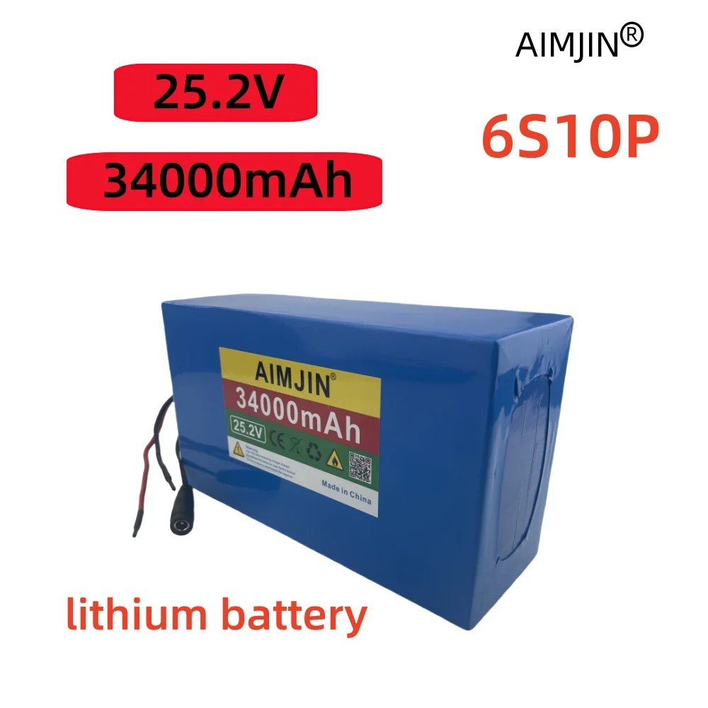 

6S10P rechargeable lithium battery pack 25.2V 34000mAh suitable for various electronic devices and transportation vehicle batter