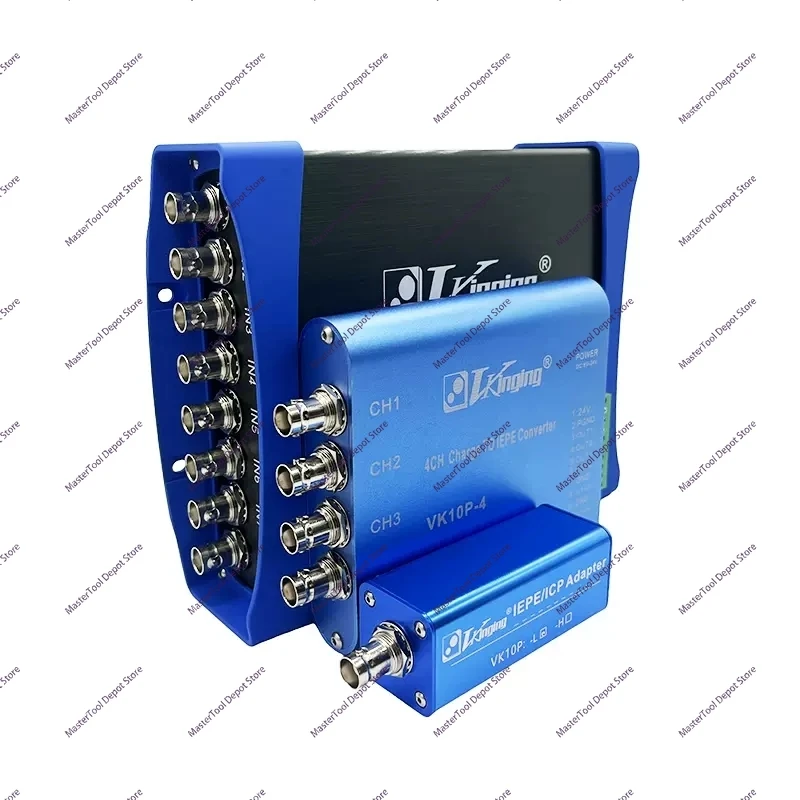 VK10P IEPE Signal Conditioner Constant Current ICP Driver Amplifier Adapter Amplification Adjustable Single Channel