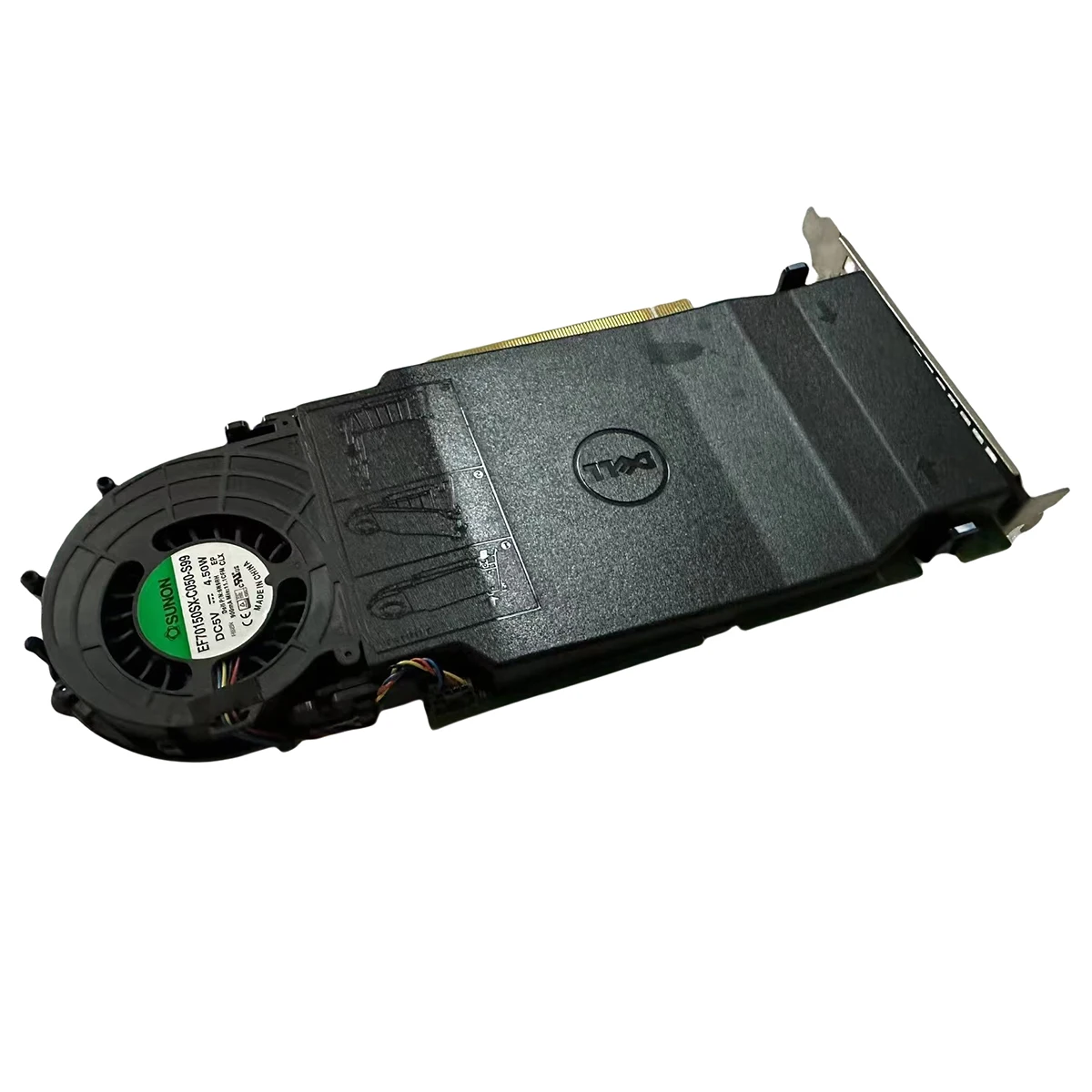 بطاقة DELL 6N9RH رباعية فائقة السرعة Nvme M.2 Pcie X16 الجديدة 06N9RH 80G5N TX9JH 080G5N 0TX9JH