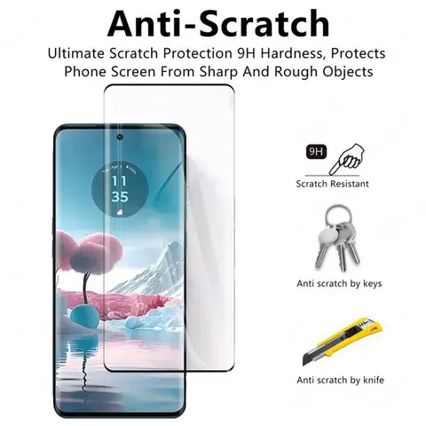 मोटोरोला एज 40 नियो स्क्रीन प्रोटेक्टर के लिए 4 इन 1 टेम्पर्ड ग्लास, मोटो एज 40 एज 40 प्रो ग्लास के लिए कैमरा लेंस प्रोटेक्टिव फिल्म 10 best sales किनारा 40 - №4