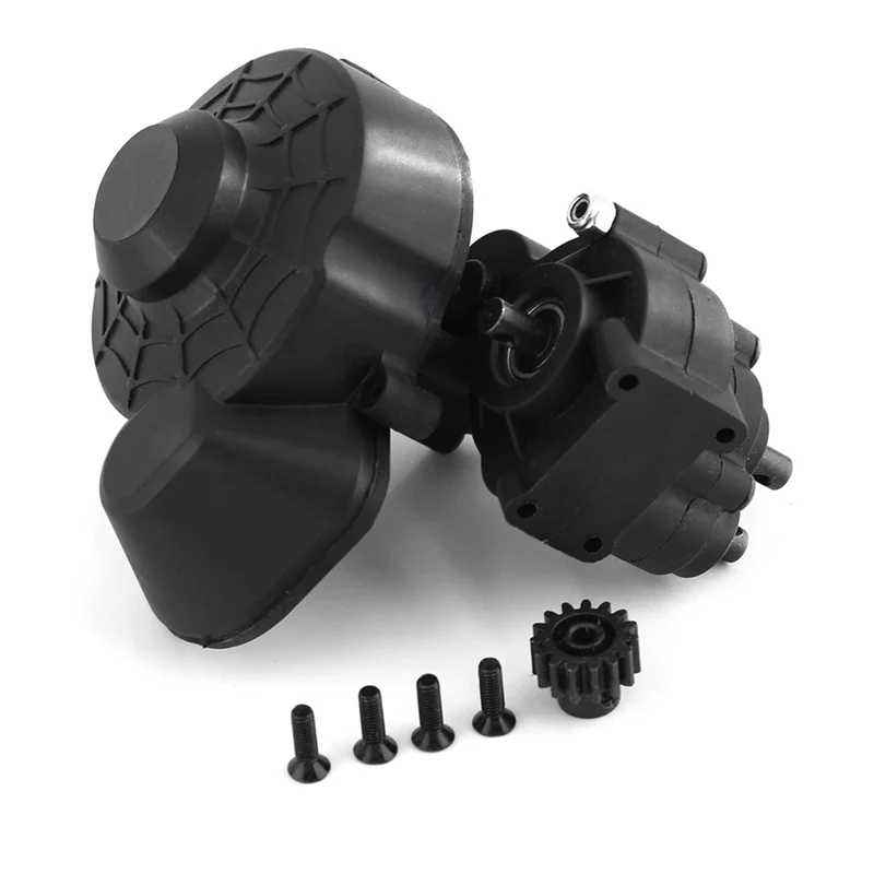BAAA-Axial SCX10 90046 90047 1/10 등산용 자동차 플라스틱 웨이브 박스 어셈블리(기어 수정 업그레이드 포함)