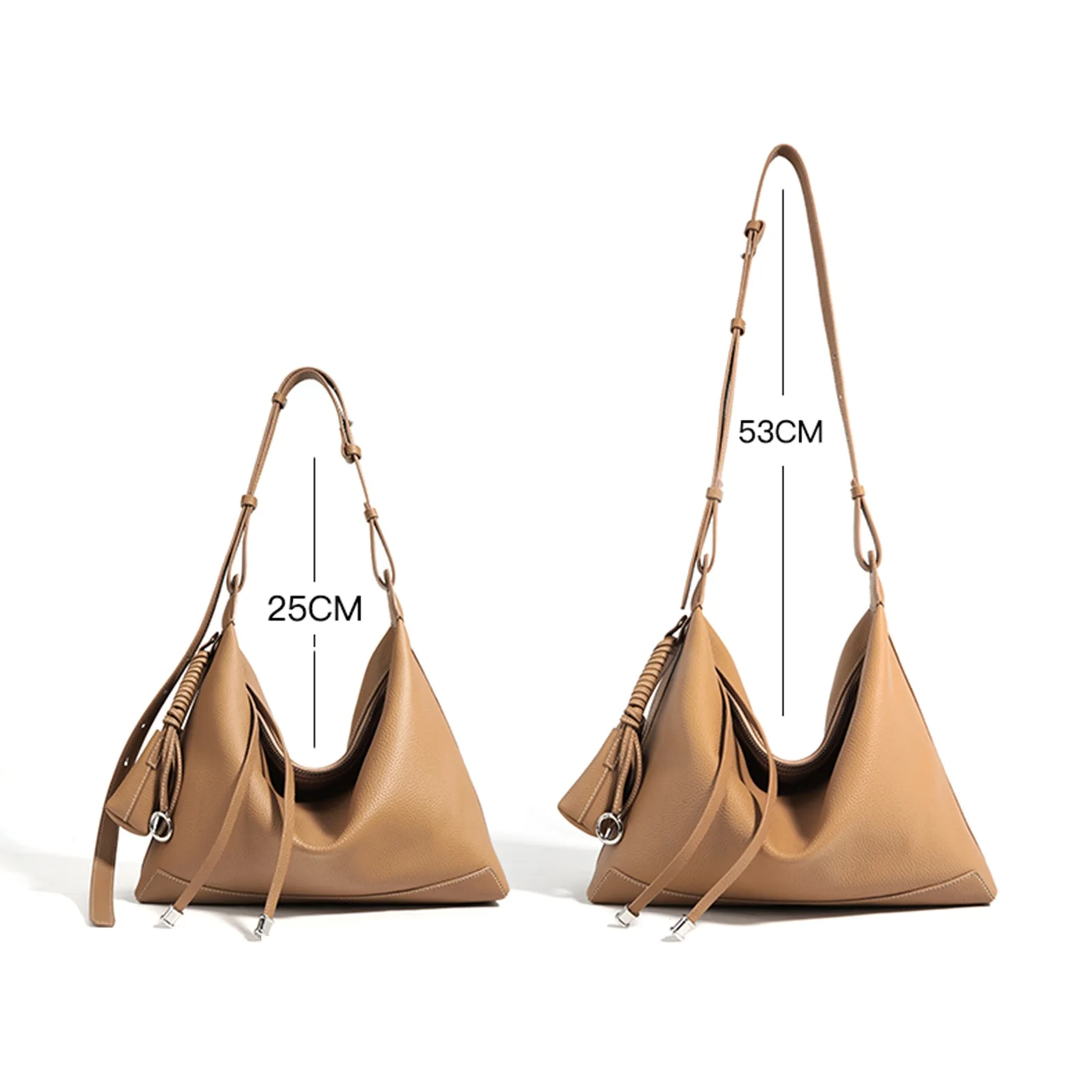 

New Women Handbag Niche Minimalist Style Large Capacity Tote High-end Armpit Shoulder Bag Cowhide Fashion Crossbody Messenger