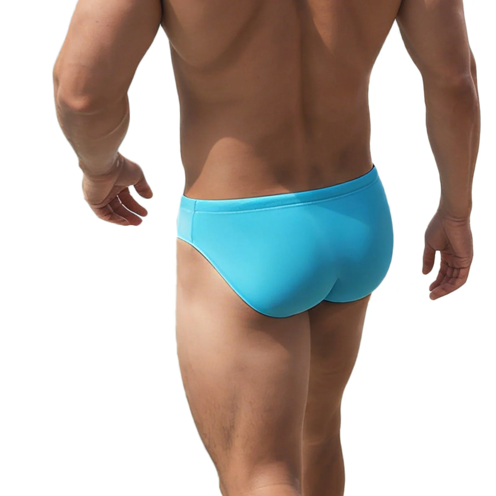 Sunga Masculina Clássica Esportiva com Bolsa de Volume para Praia e Natação