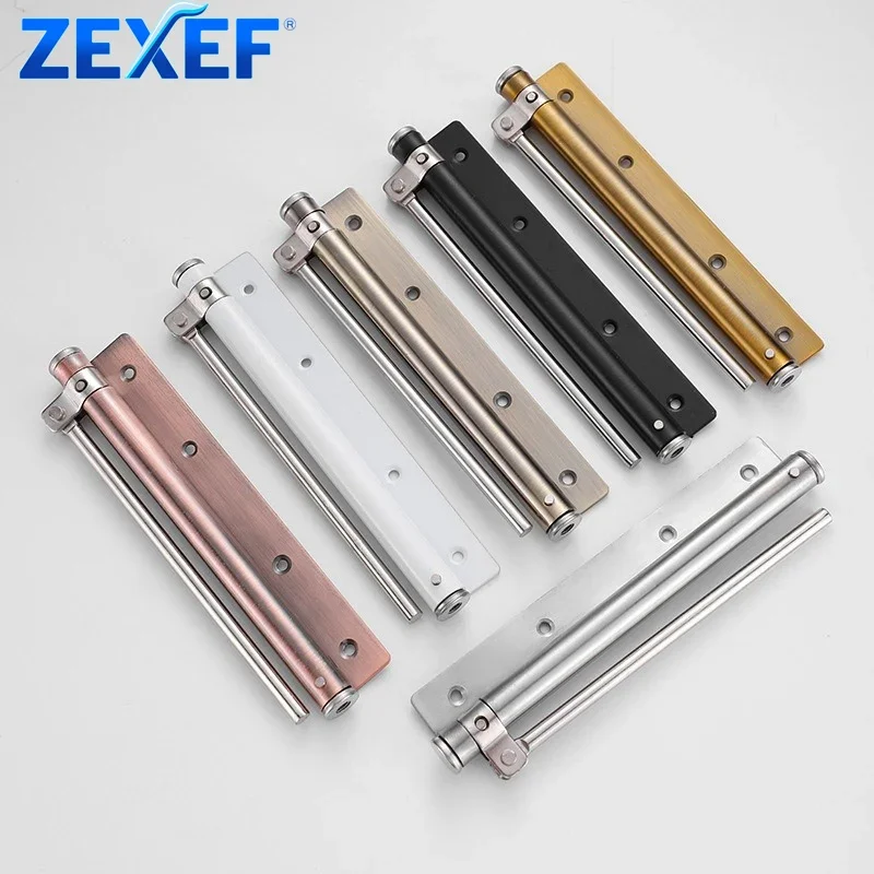 ZEXEF قابل للتعديل إغلاق الباب التلقائي إغلاق سبائك الألومنيوم بوابة أوتوماتيكية أقرب في الهواء الطلق الربيع مقاومة للحريق لينة الأجهزة الثقيلة