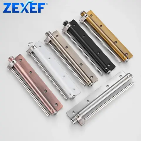 ZEXEF Adjustable Auto Close Door Closure Aluminum Alloy Automatic Gate Closer Outdoor Spring Fire-proof Soft Duty Heavy Hardware