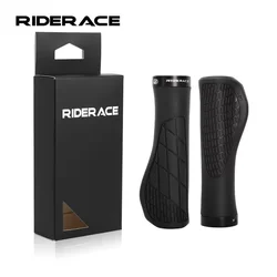 1Pair MTB Bike Handlebar Grips Anti-Skid Comfortable Lockable Soft Rubber Cycling Accessory