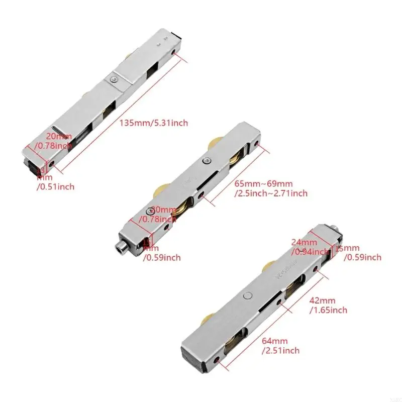 ACEPIDACIONES N5KC RODILLOS PUERTA VADOR CONDUCE MOVIMIENTO FÁCIL RODILLOS PATO PATIO PARA CASA