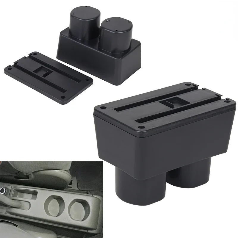 For Nissan Sylphy armrest box for Nissan Tiida car armrestVersa Tiida Latio armrest box USB ashtray auto parts USB Charging