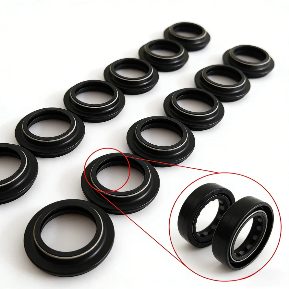 

43x54mm Front Shock Fork Damper Shaft Oil Seal Retainers Dust Cover For KAWASAKI ZX1000 ZX-10R ZX10R ZX 10R NINJA 1000 2004-2017