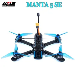 Zestaw dronów Axisflying Manta 5 SE FPV Squashed-X Frame AE227-1960KV Silnik Cinematyczny dron Freestyle z GPS -6S