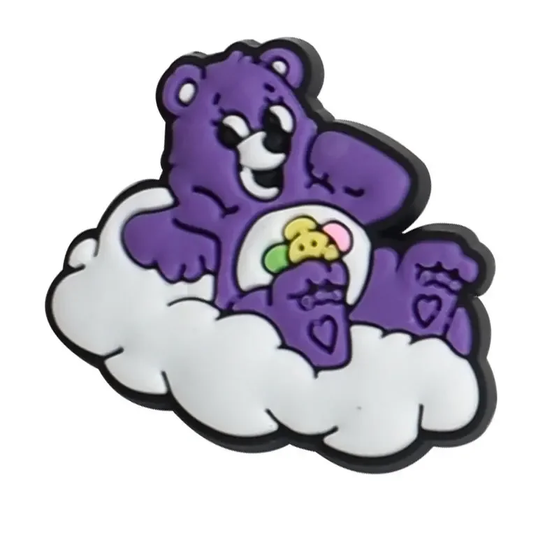 Charms Hot Anime Game Care Bears accessori per film spille per la decorazione delle scarpe eleganza per ragazze ragazzi regali per bambini