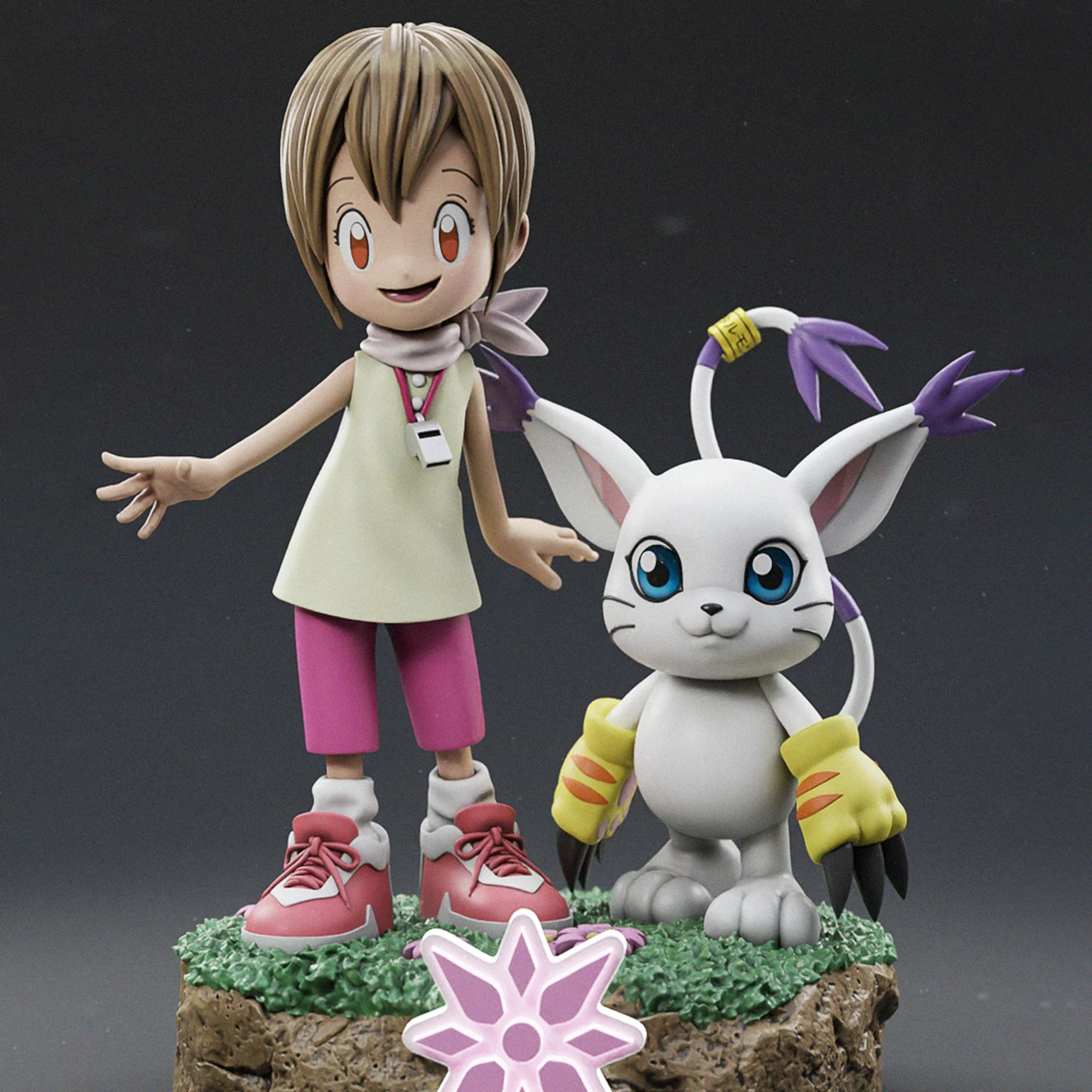 

Model Customization 15cm Yagami Hikari and Tailmon Model Toys Digimon Adventure Gk Customize 3D printing model