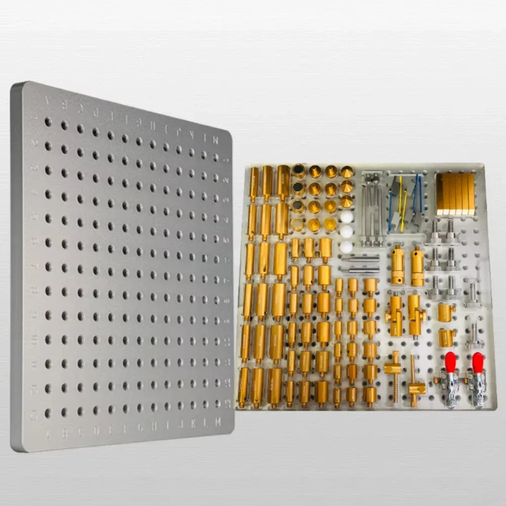 CMM 60pc Fixtures Kits fix the workpiece on the Coordinate Measurement Machine