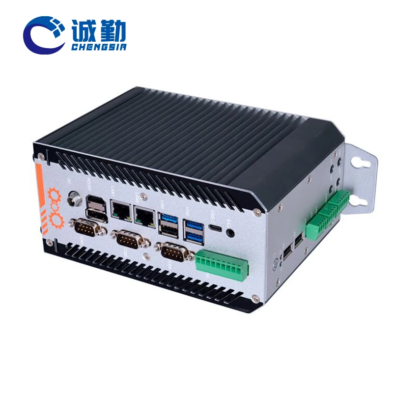 

OEM 12th Gen Core i3 i5 i7 IOT Edge Embedded Computer Case I5-1235U I7-1255U 2LAN 4COM Din Rail X86 Fanless Industrial Mini PC