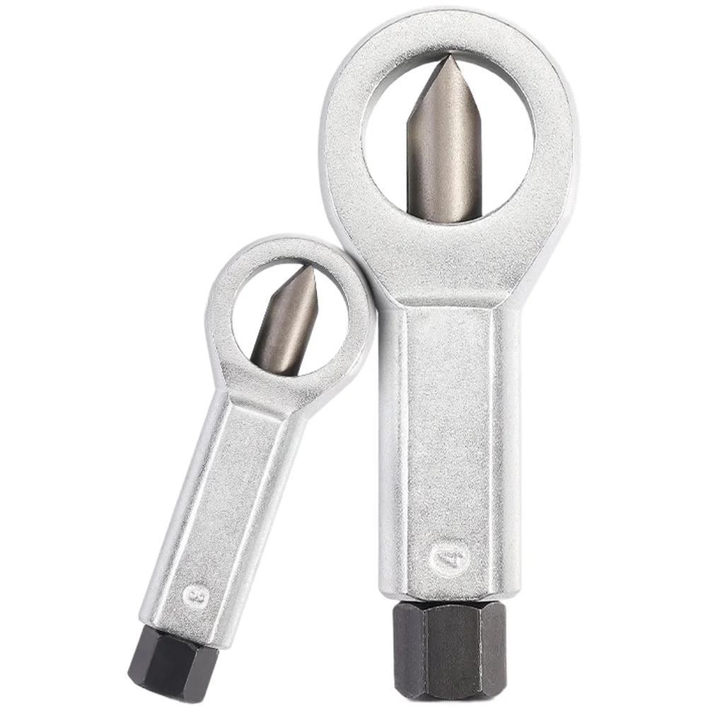 Rusty Nut Separation Wrench Damaged Screw Nut Splitter Remover Spanner Tool Steel Wrench Hex Extractor Tools