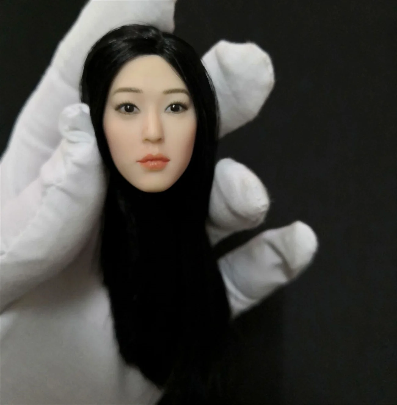 

1/6 Scale Asia Singer Pale Movie Head Sculpt Carving SInger Expression Model Fit 12'' Female Action Figure Body