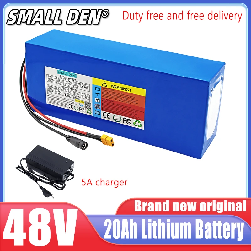 48V 10Ah 20Ah 30Ah 40Ah 50Ah 21700 10s2p-10p lithium battery pack 750W-2500W high-power battery suitable for various transportat