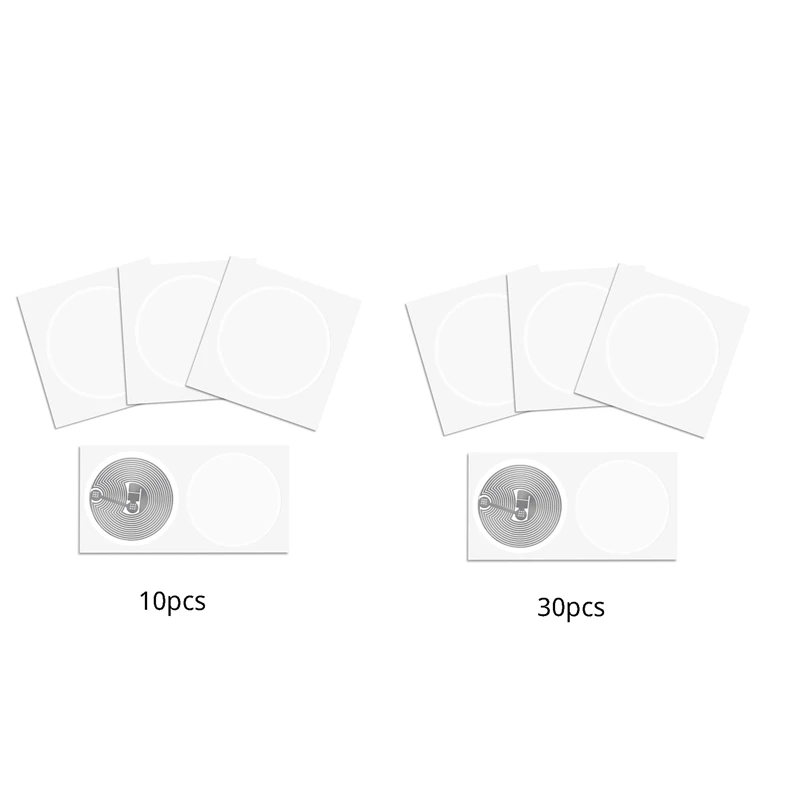Hot ttkk nfc ntag216 aufkleber ntag216 nfc tags nfc 13,56 tag ntag216 nfc karten mhz nfc tag aufkleber bytes speicher