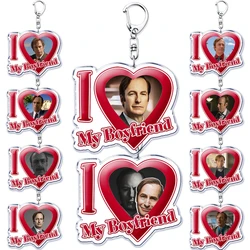 Popular TV Better Call Saul Keychains I Love My Boyfriend Key Chain Ring for Accessories Bag Pendant Keyring Fans Love Gifts