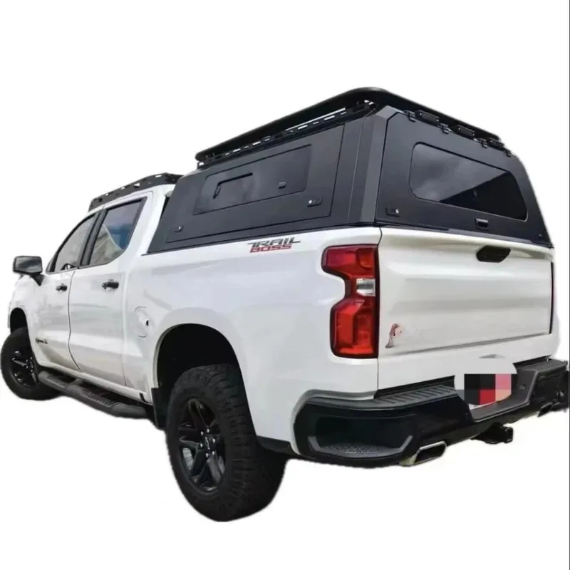 

Aluminum Pickup Truck Canopy for Silverado Truck Bed Camper Shell Hardtop Topper Waterproof -rust Smart Cap Heavy-
