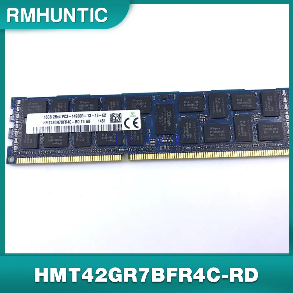 1PCS 16GB PC3-14900R DDR3 1866 REG For SKhynix Server Memory HMT42GR7BFR4C-RD