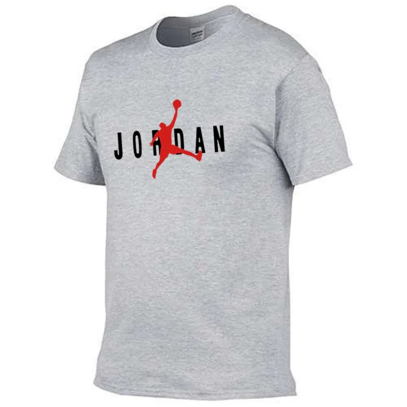 2026 Men's New High Quality Short Sleeve T-shirt Cotton Sweat Absorption Printed Sports Men Casual Fashion
