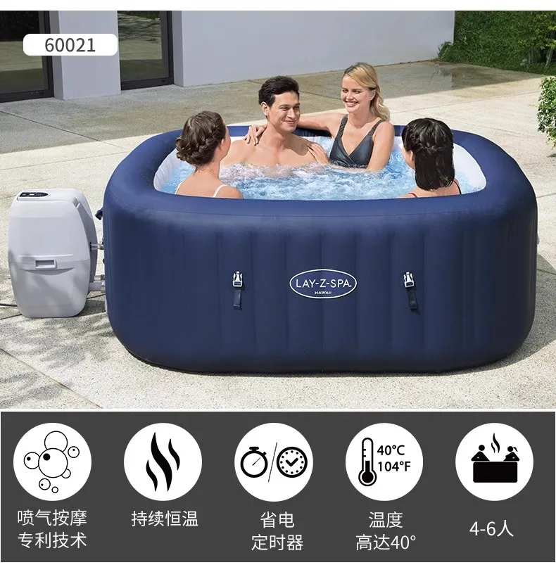 

Outdoor hot spring bath Household pool Massage bubble pool