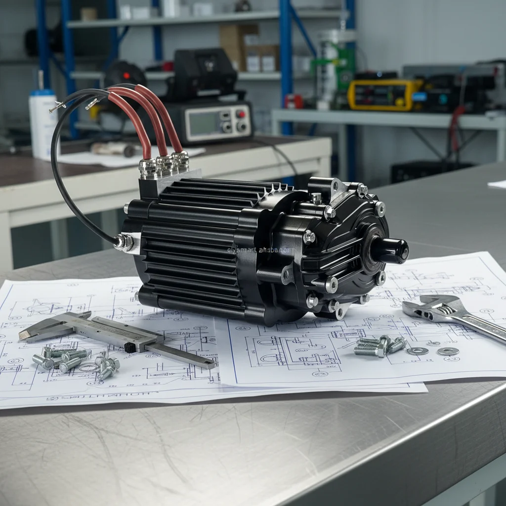 60V 72V 12000W Go-Kart Elektromotor 10000 U/min 60H Getriebemotor Bürstenloser Motor Umbausatz Passend für Fahrräder, Roller, Strandbuggy