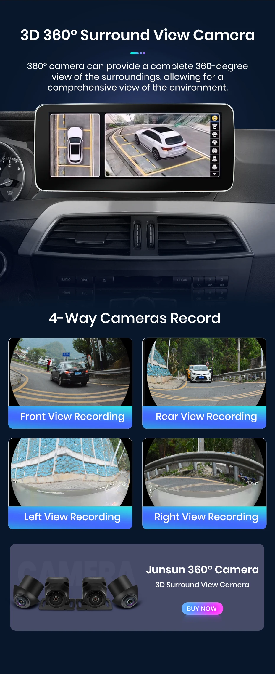 Junsun KSW Qualcomm 665 CarPlay Für Apple Auto Radio Multimedia Für Mercedes-Benz C Klasse W204 S205 C204 2007-2018 4G WiFi Stereo – Detail 8