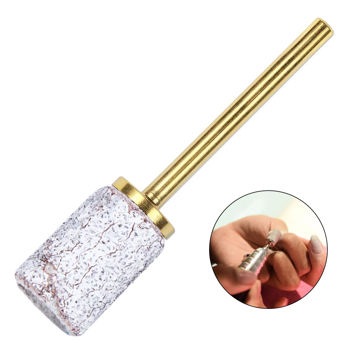 

100 Pcs Sanding Bands Nail Polishing Band Sanding Ring Gel Polish Remover Grinding Circle Electric Drill Bit Artificial Natural