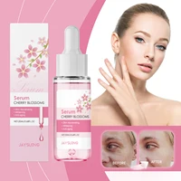 Esencia Facial de flores de cerezo hidratante antiarrugas suavizante refrescante cuidado de la piel Facial suero hidratante antienvejecimiento Sakura