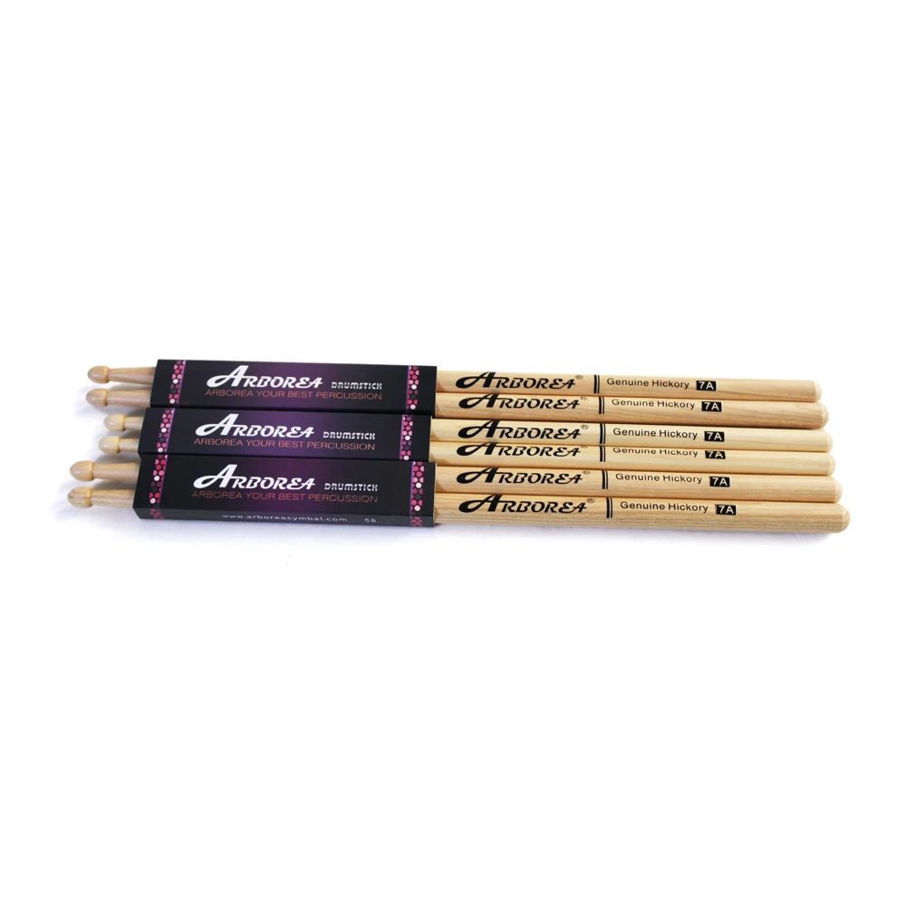 

Good Quality Drumsticks America Hickory Drumsticks 3 Pairs 7A For electric drums