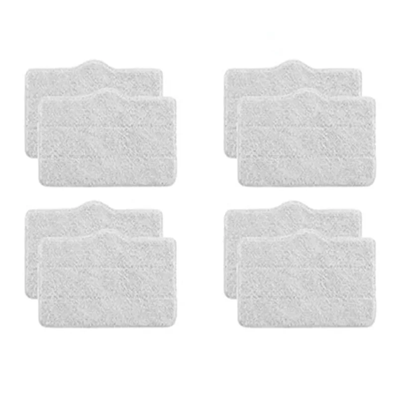 AB43-12Pcs para Deerma ZQ610/ZQ600/ZQ100 mopa de vapor limpiador fregona toallitas de repuesto almohadilla de fregona