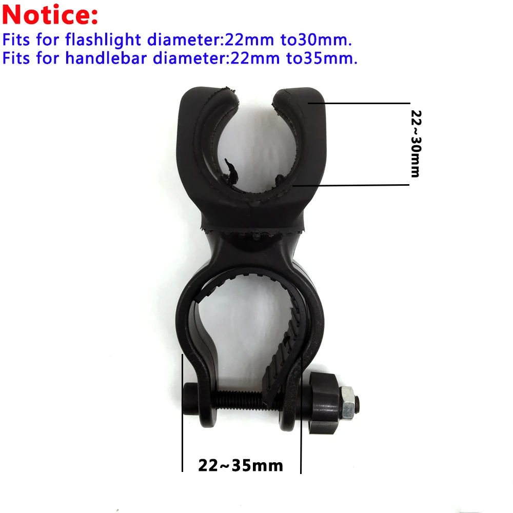 360 درجة تدوير الدراجة دعامة إضاءة الدراجة الجبلية الطريق مصباح ليد جيب جبل حامل العالمي مصباح يدوي حامل الجبهة مشبك إضاءة