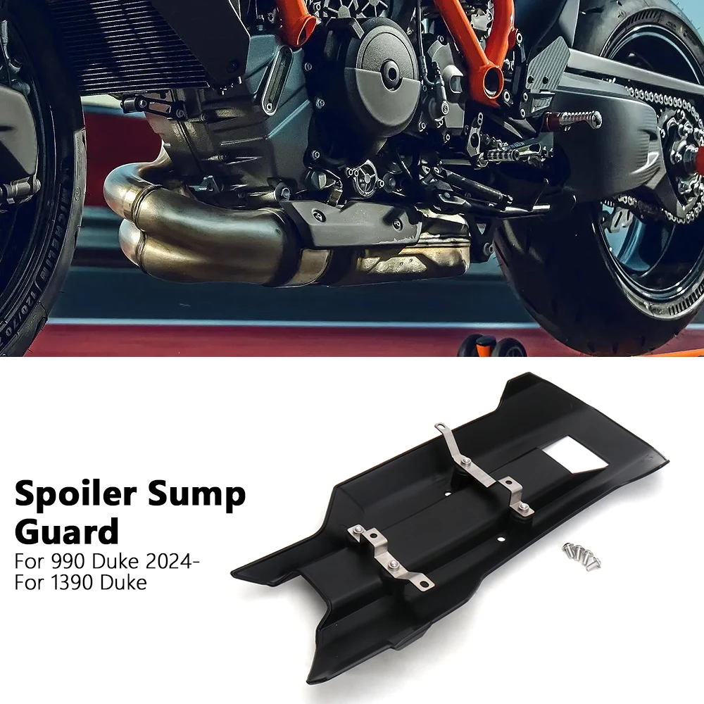 

New Motorcycle Fairing Front Spoilers Oil Pan Guard Black Kit Accessories For 990 Duke 2024- For 1390 SUPER DUKE