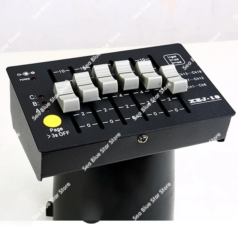 

Мини-контроллер для светового оборудования, консоль с поворотной головкой, световой пульт, диммер, консоль для управления сценическим освещением