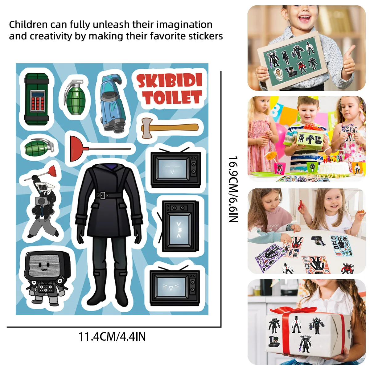 8 листов, наклейки на унитаз «сделай сам»