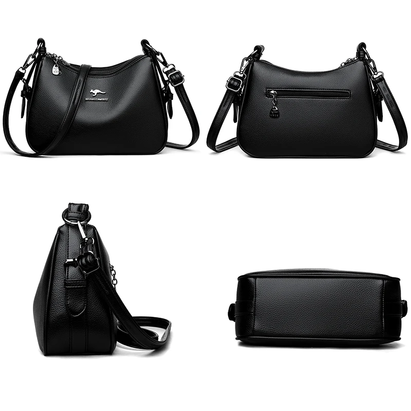Luxury Designer Ladies Handbags New High Quality Leather Shoulder Bag For Women Female Retro And Minimalist Crossbody Bags Purse view 5
