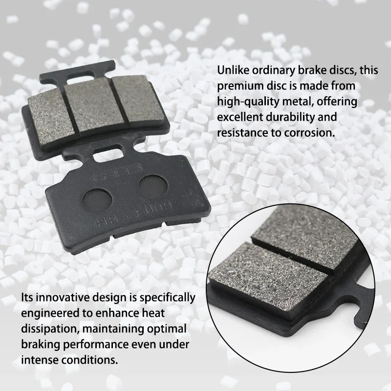 Picture 5: ONLEEYPP Motorcycle Brakes System Front Disc Brake Pad Shoes For 50cc 70cc 90cc 110cc 125cc Dirt Bike Replacement Accessories