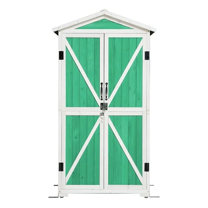 

Tool House Waterproof Multi Compartment Shed Outdoor Wooden Outdoor Storage Shed