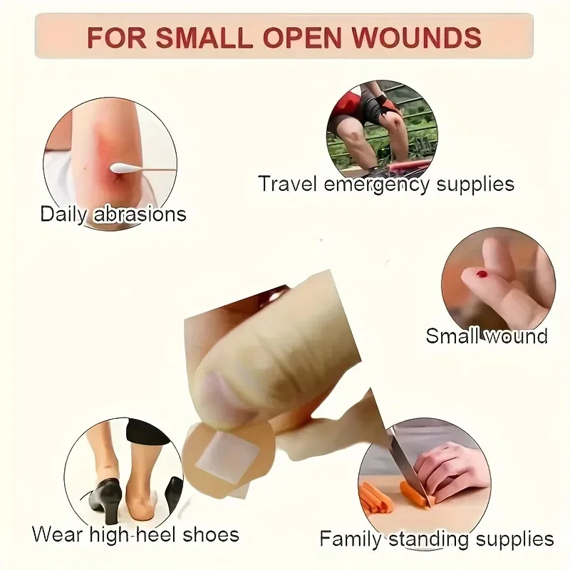 120/100pcs/suit Kids Cartoon Round Band-Aid Vaccine Syringe Injection Hole Patch Wound Waterproof Wound Protection Tape