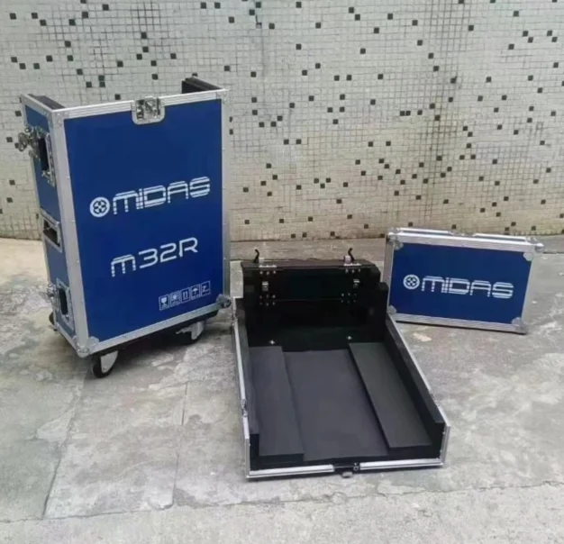 Customized Flight Case For Midas M32-Live Digital Mixer Normal Version Flight Case With Wheels & Handles