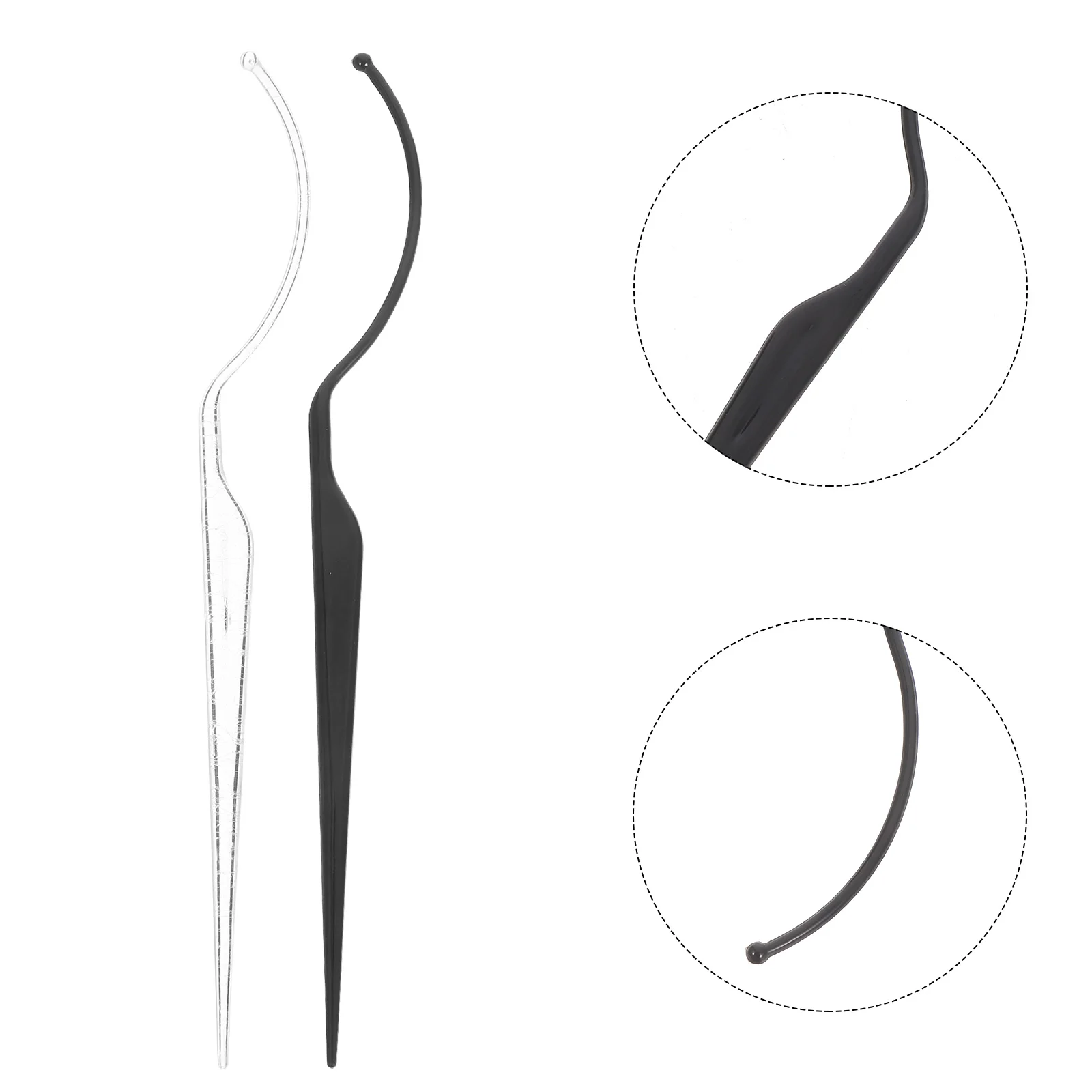 6 stks Valse Verstelbare Salon Accessoires Curve Duurzaam Plastic Wimper Wimper Hulpgereedschap Enten Tool Salon Thuisgebruik