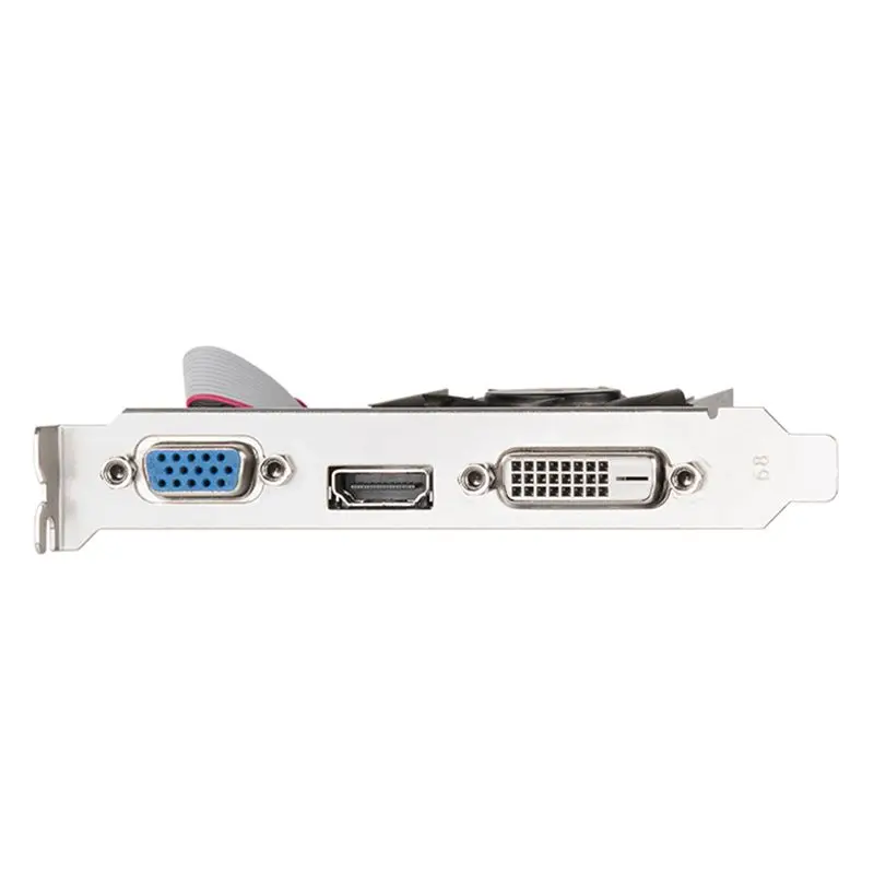 Jan.GT610 Graphics Card DDR3 True 2GB 810MHZ Computer Video Card PCI-E 16X -Compatible+VGA+DVI Low Noise for Desktop PC
